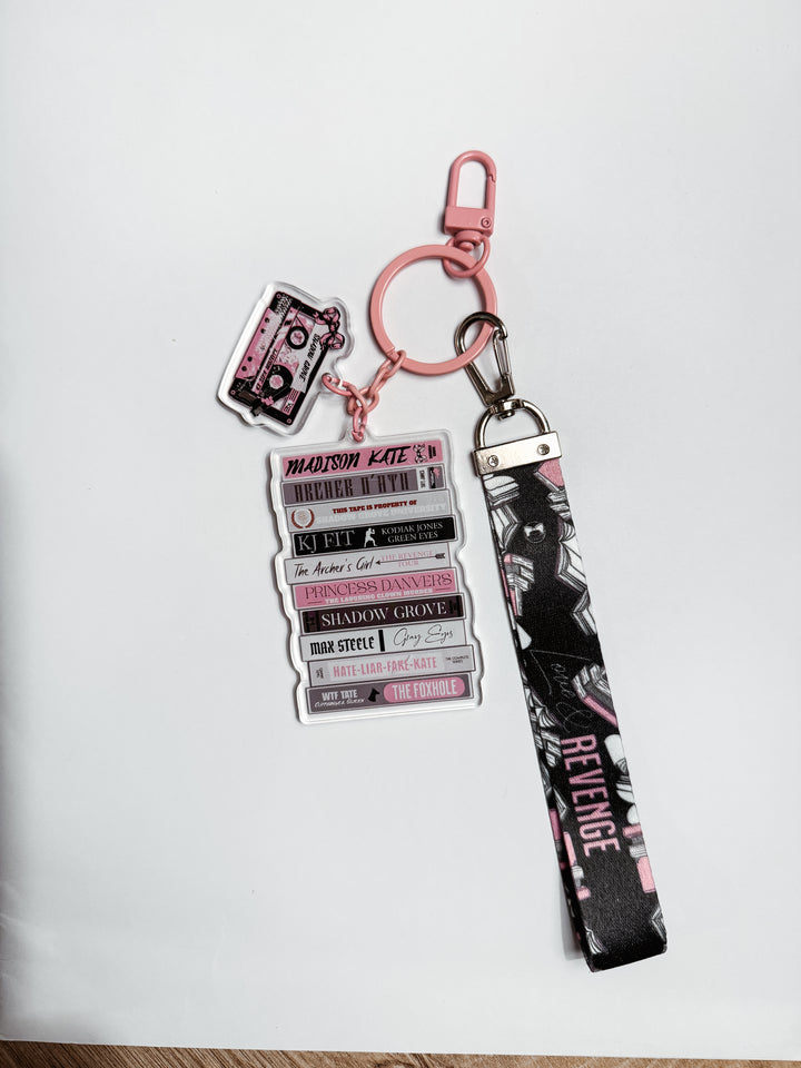 Madison Kate Mixtape Lanyard + Keychain