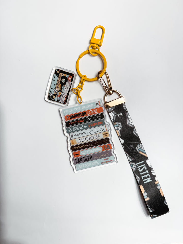 Audio Lovers Mixtape Lanyard + Keychain