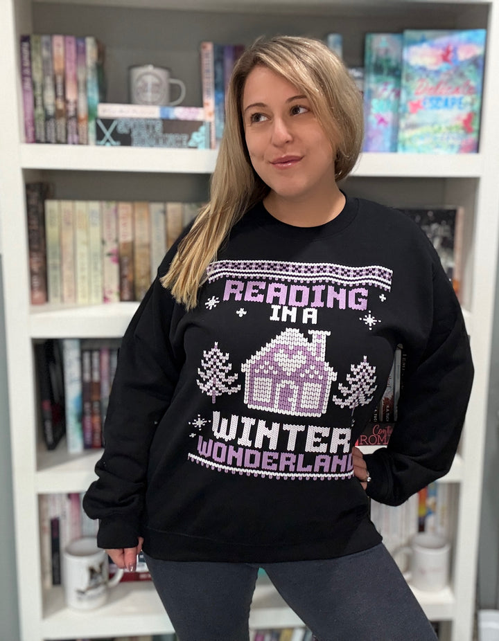 Reading in Wonderland Unisex Sweatshirt