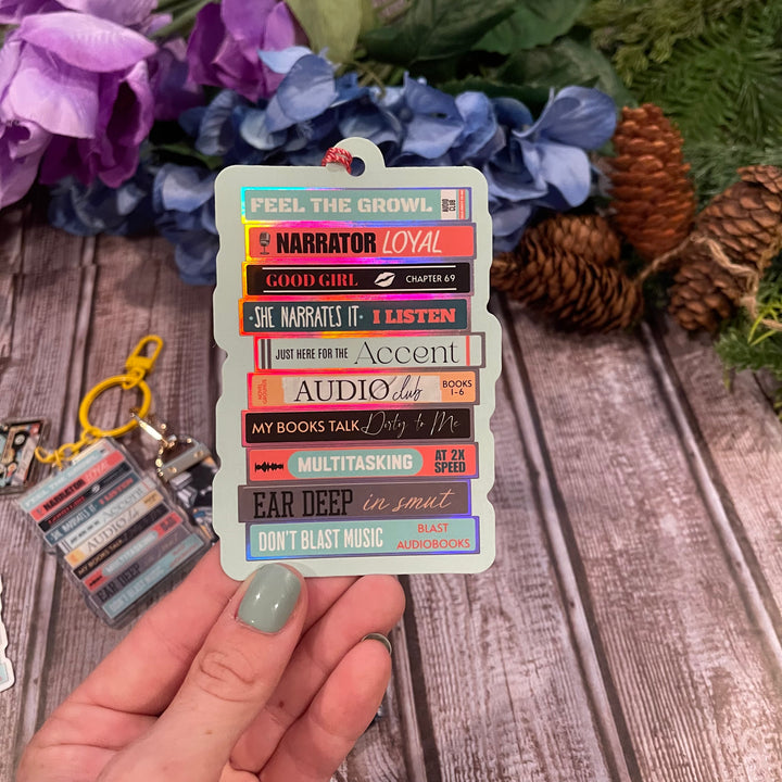 Audio Lover Bookmark +Sticker- Novel Couture® Retro Romance Pack