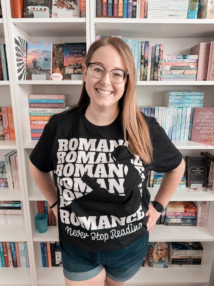 Romance Reader Repeat Unisex T-Shirt