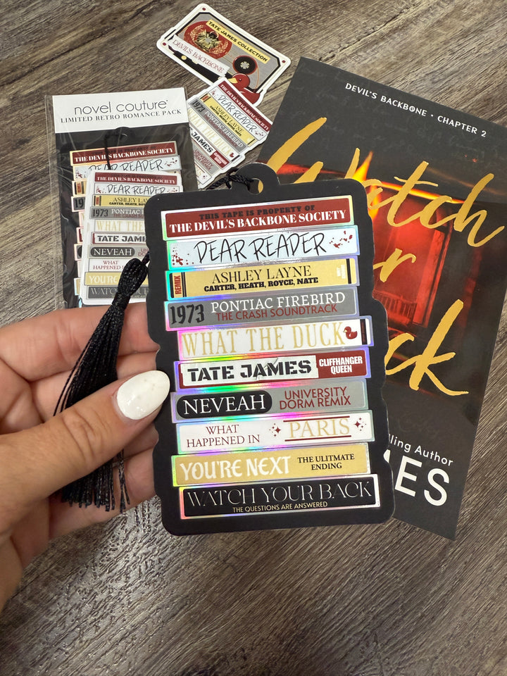 Dear Reader Bookmark +Sticker- Novel Couture® Retro Romance Pack