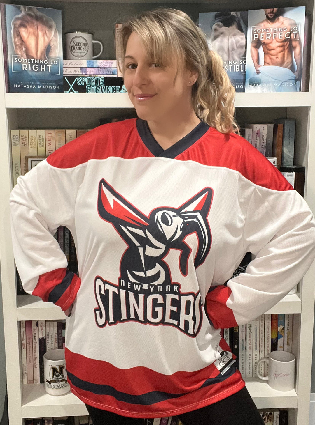 Natasha Madison - New York Stingers Recycled Hockey Fan Jersey