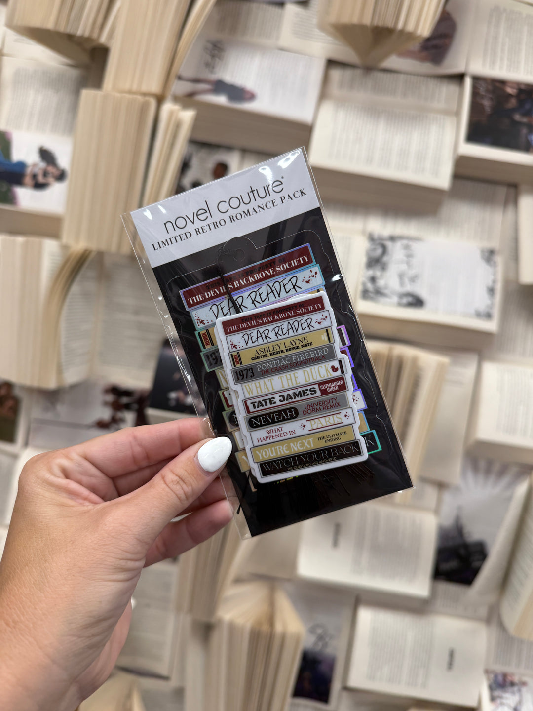 Dear Reader Bookmark +Sticker- Novel Couture® Retro Romance Pack