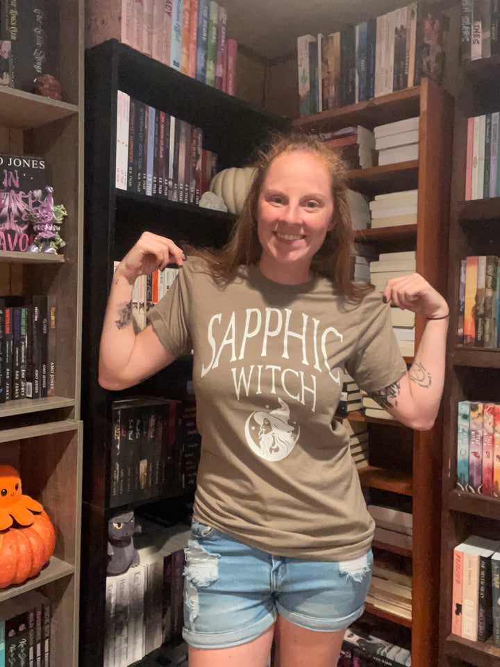 Sapphic Witch - Sterling Sapphic Reads Collab Unisex T-Shirt