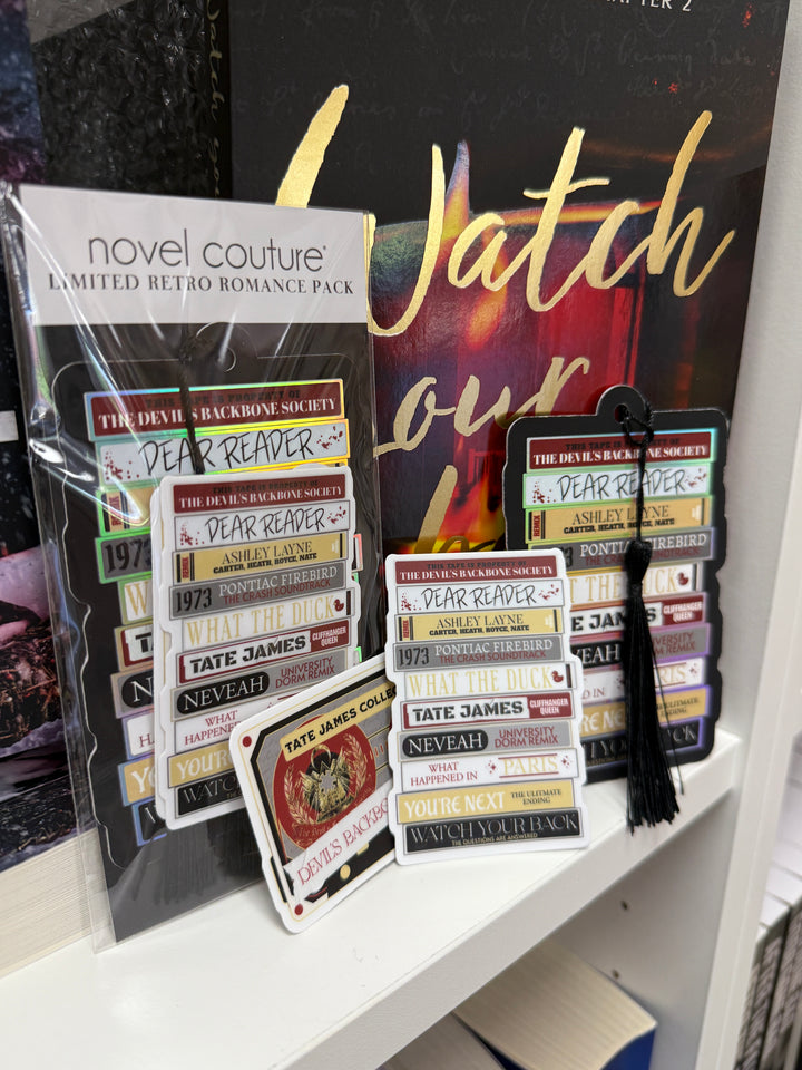 Dear Reader Bookmark +Sticker- Novel Couture® Retro Romance Pack