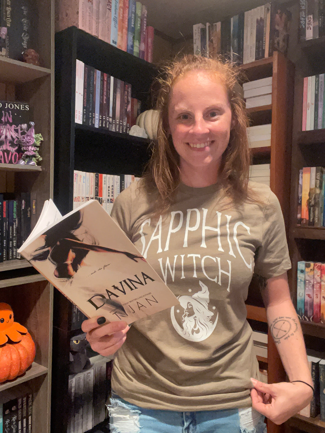 Sapphic Witch - Sterling Sapphic Reads Collab Unisex T-Shirt