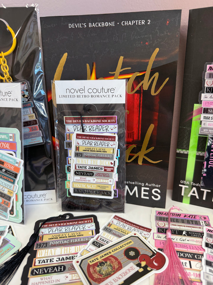 Dear Reader Bookmark +Sticker- Novel Couture® Retro Romance Pack