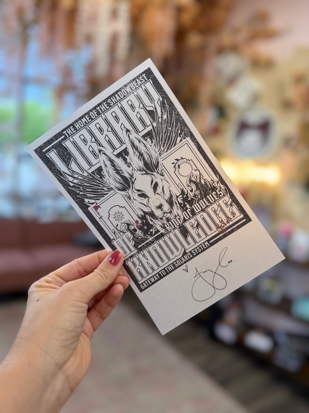 Catherine Cowles- Acuarela Montañas Novela Nota-Impresión de superposición firmada digitalmente