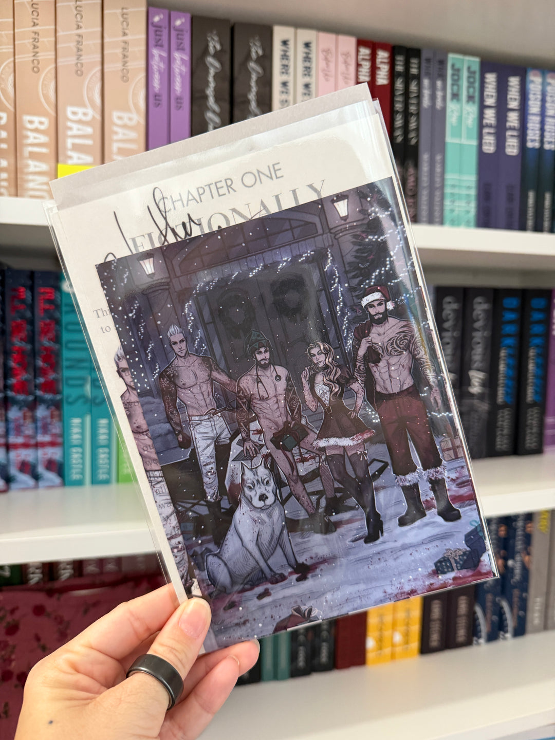 Catherine Cowles- Acuarela Montañas Novela Nota-Impresión de superposición firmada digitalmente