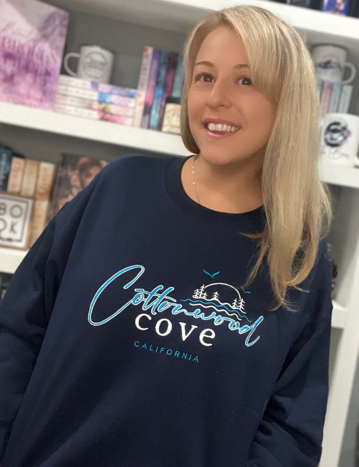Laura Pavlov- Cottonwood Cove Embroidered Unisex Sweatshirt