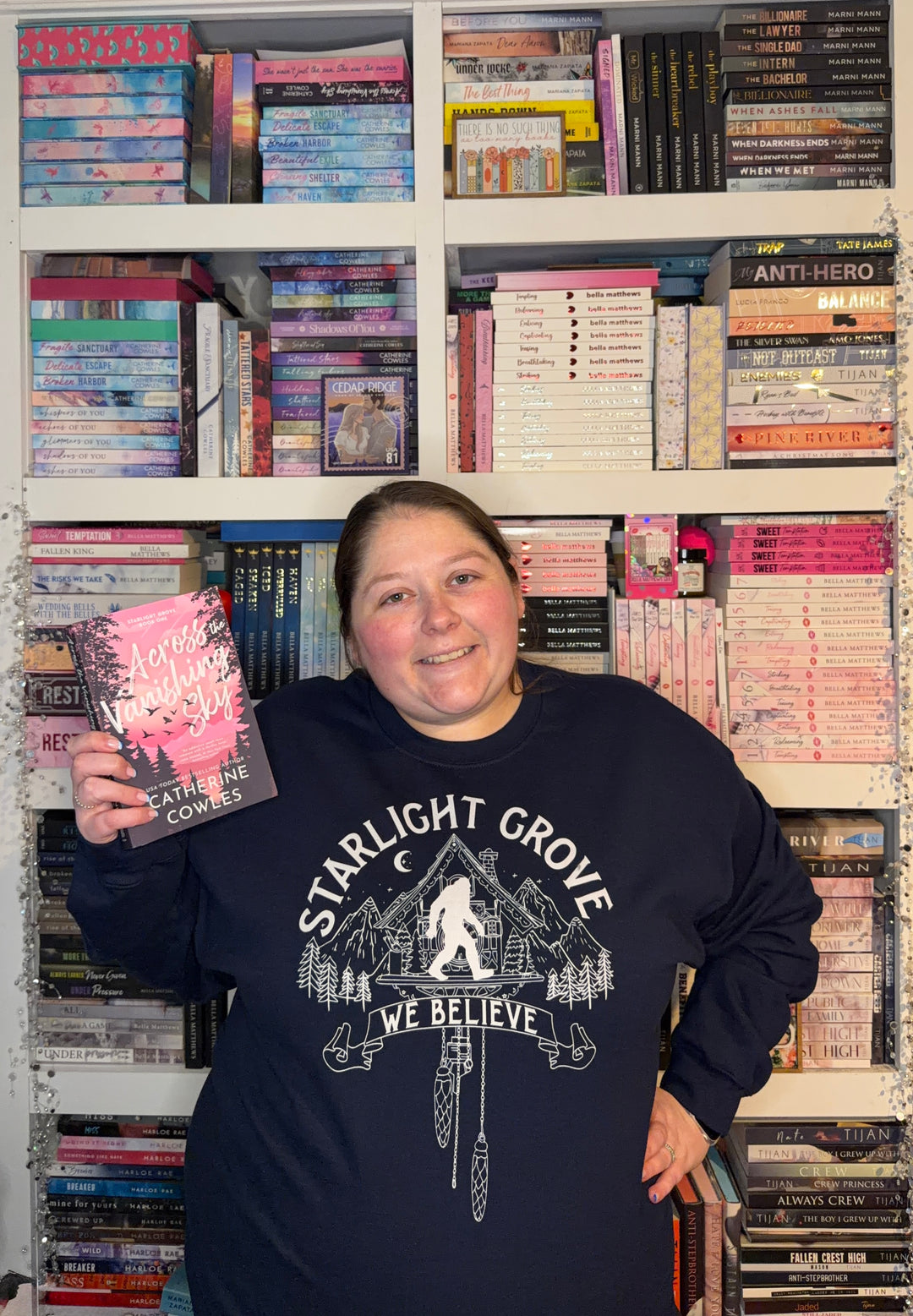 Starlight Grove Bigfoot Clock Unisex Sweatshirt