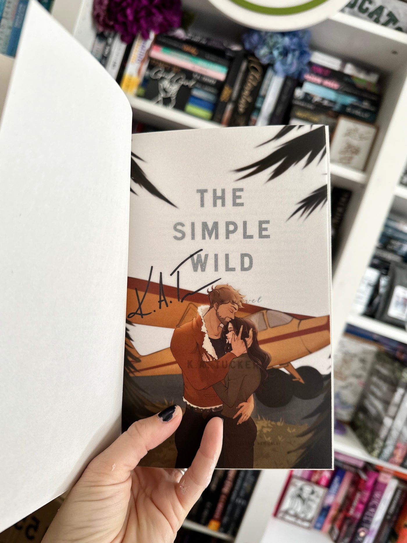 KA Tucker- The Simple Wild Novel Note-Digitally Signed Overlay Print