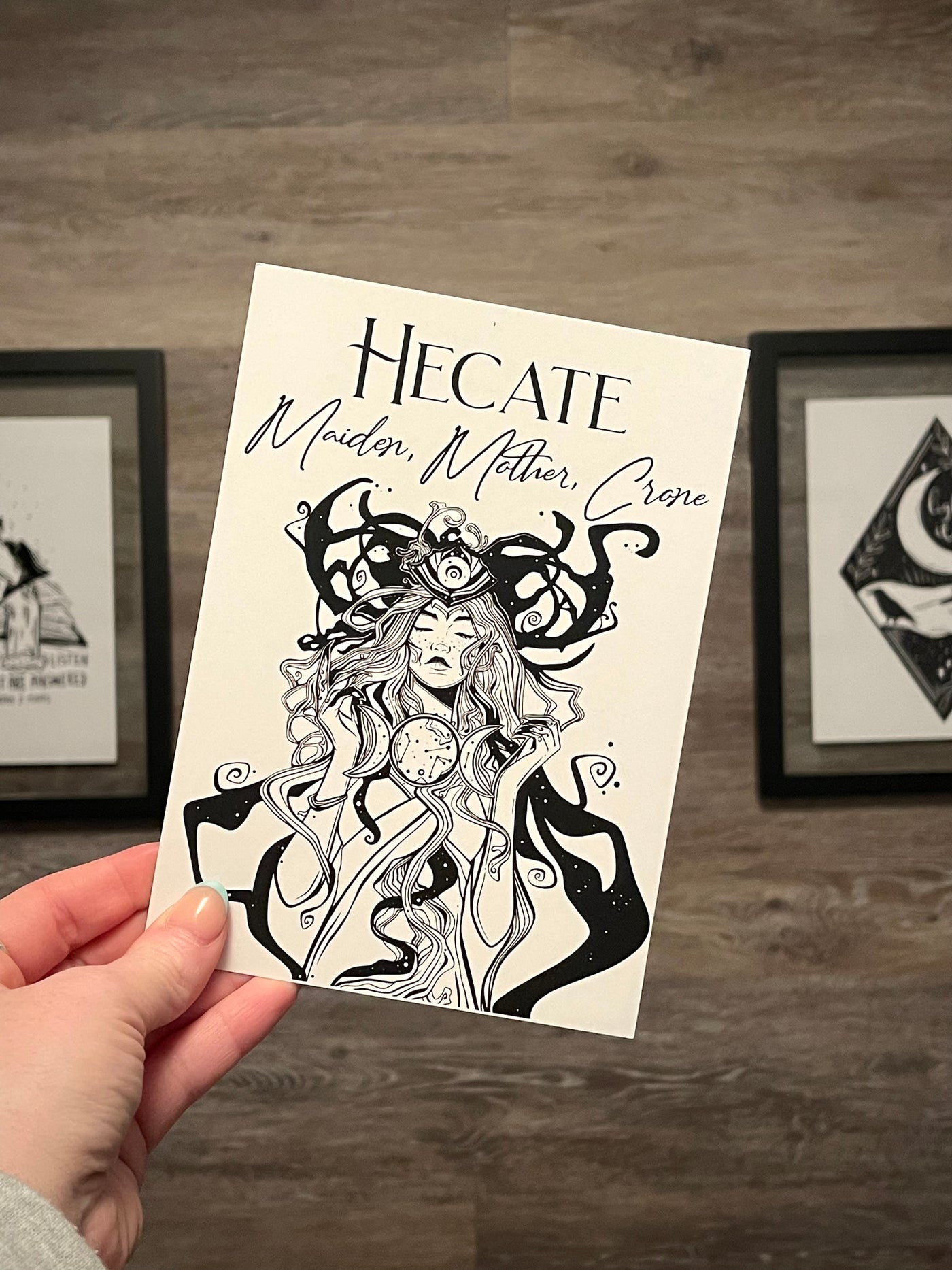 Scarlett St. Clair  - Drawn Hecate Design Art Print