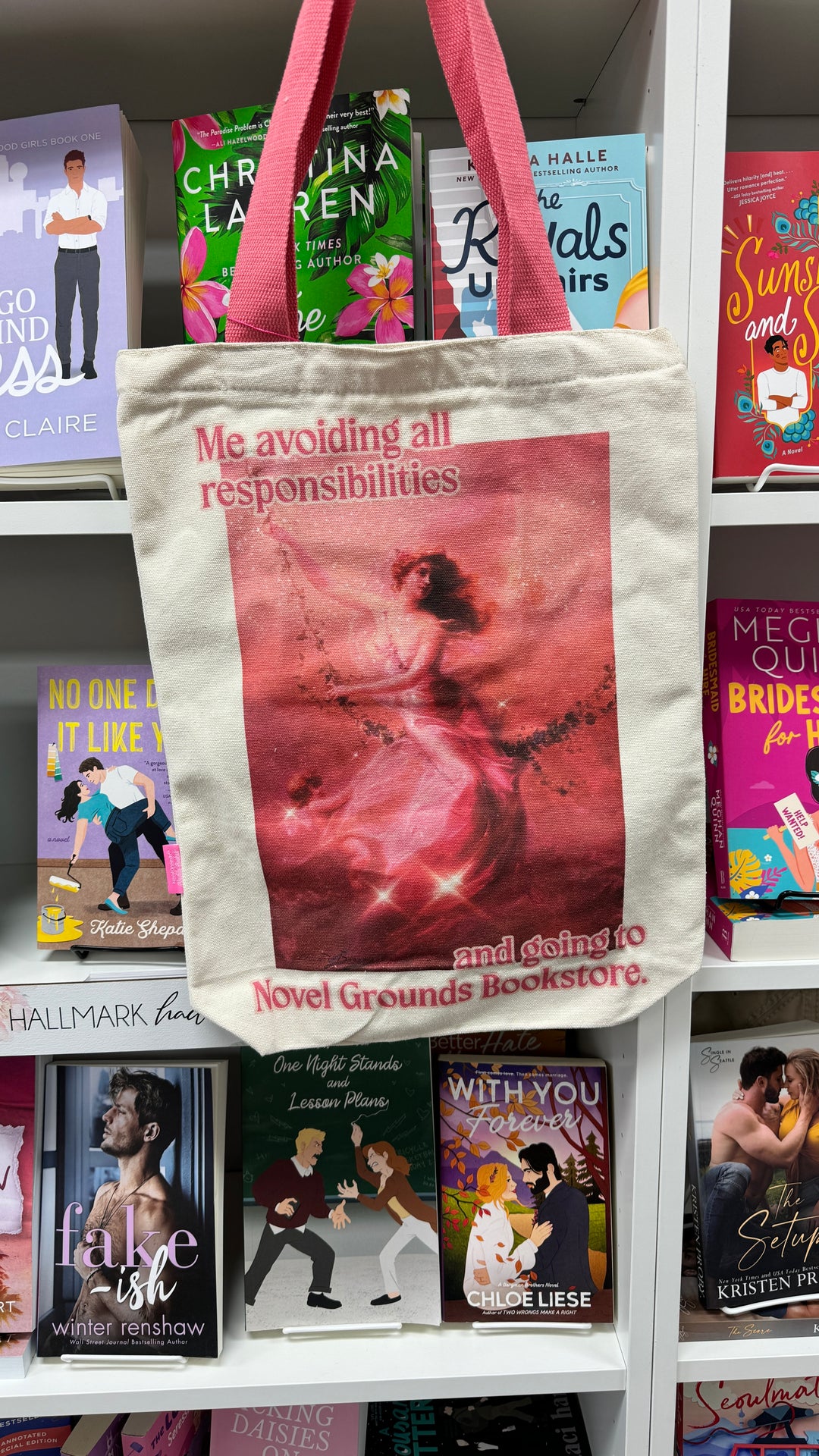 Novel Grounds Shop Tote Bag