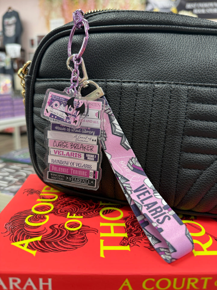 ACOTAR Romance Mixtape Lanyard + Keychain