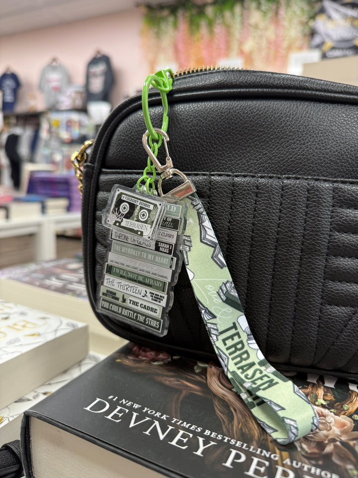 Terrasen Romance Mixtape Lanyard + Keychain
