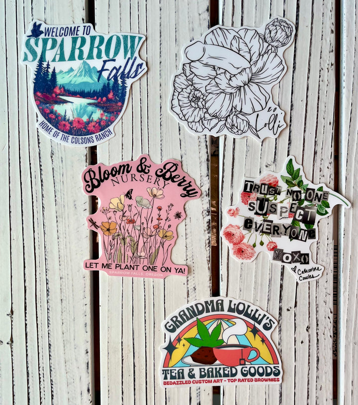 Catherine Cowles- Sparrow Falls Sticker Pack