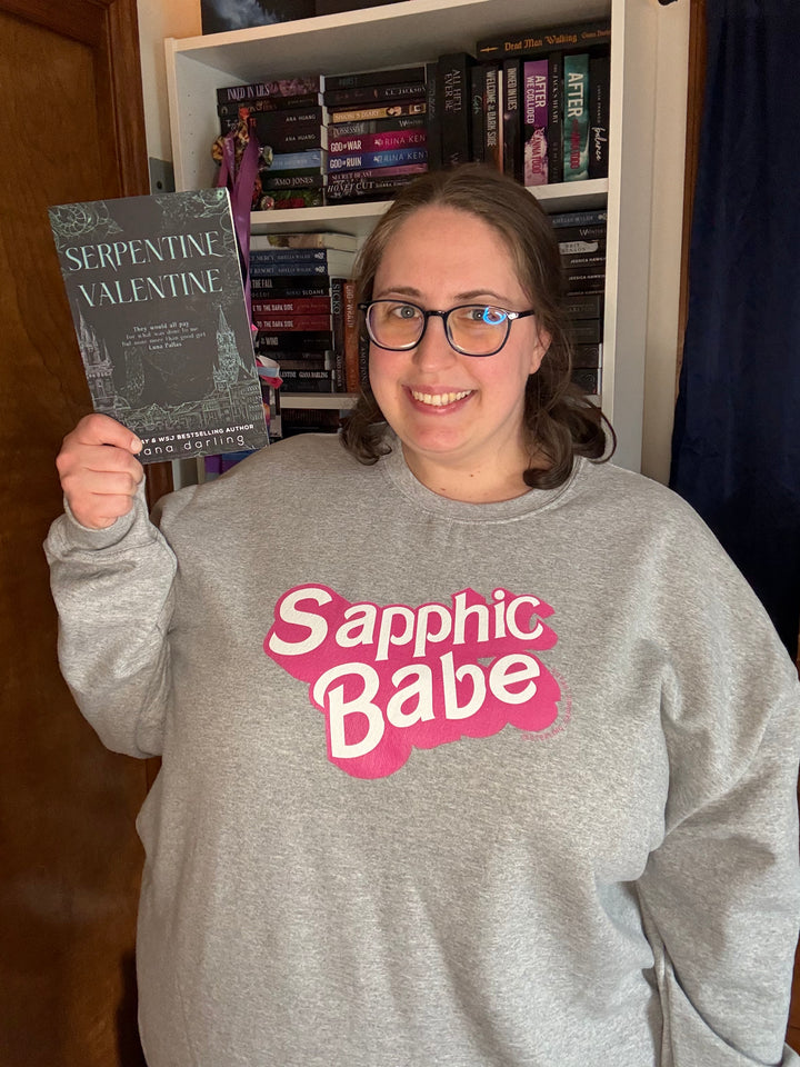 Sapphic Babe - Sterling Sapphic Reads Collab Unisex Sweatshirt