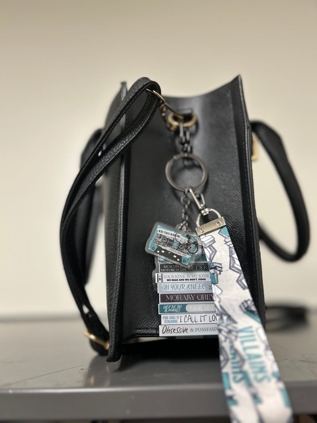 Dark Romance Mixtape Lanyard + Keychain