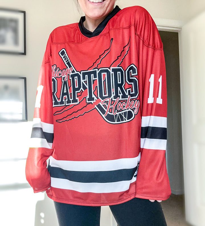 Liz Tomforde - Chicago Raptors Recycled Hockey Fan Jersey