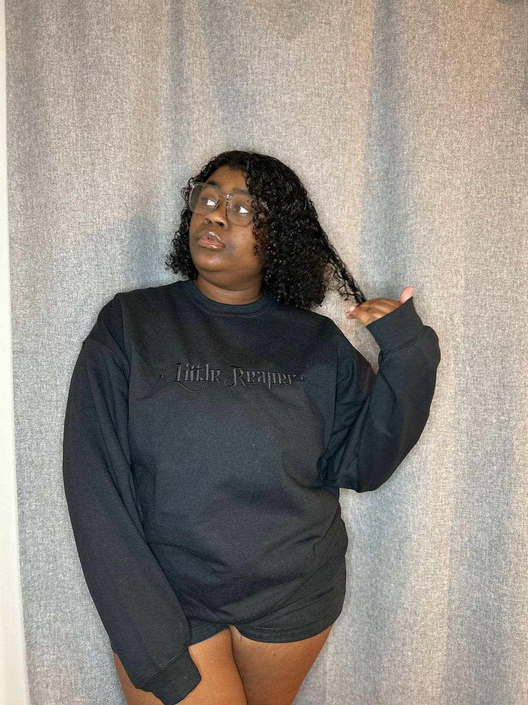 Little Reaper Embroidery Unisex Sweatshirt