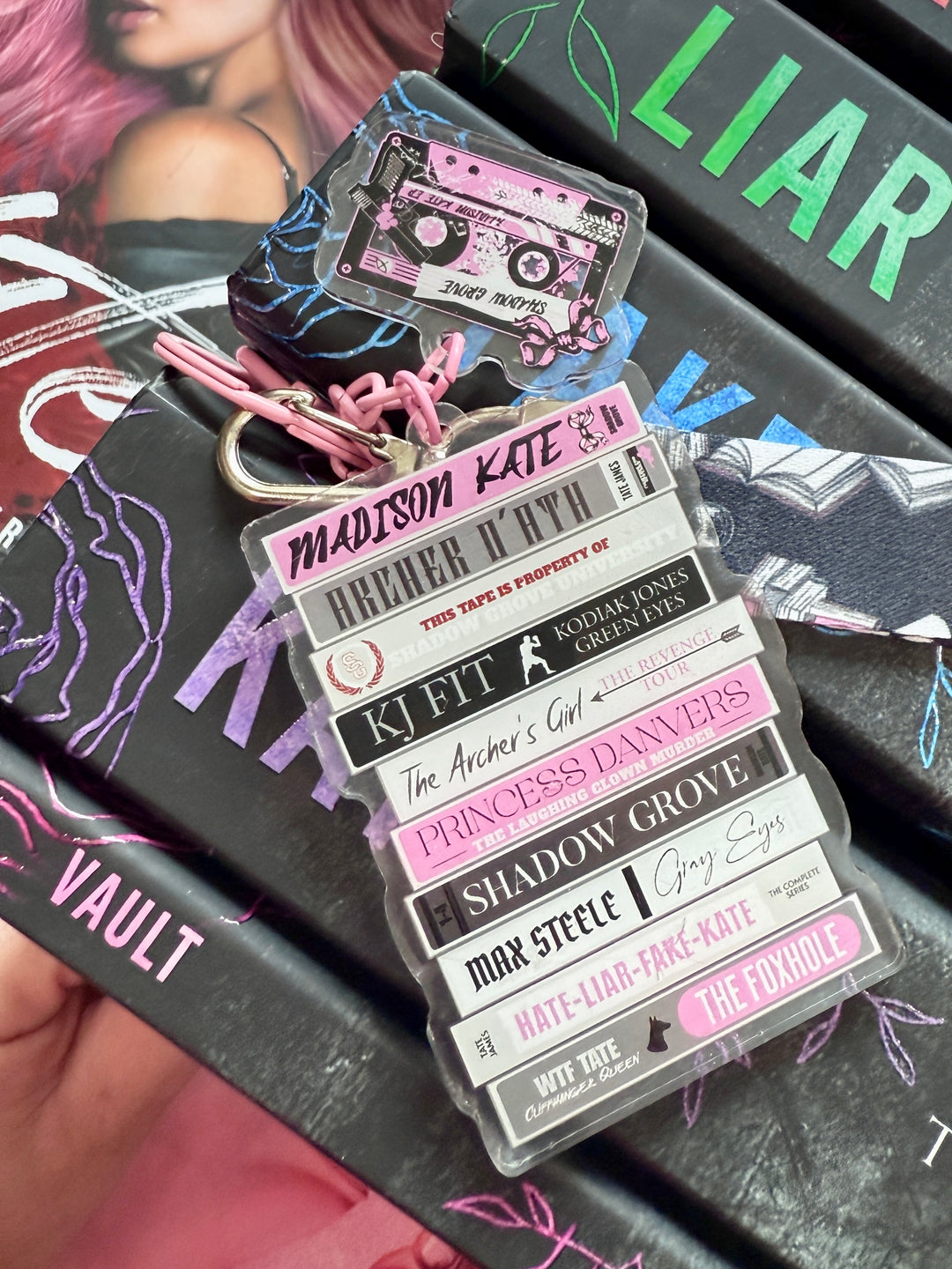 Madison Kate Mixtape Lanyard + Keychain