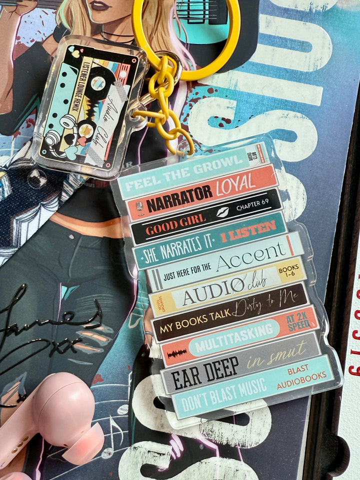Audio Lovers Mixtape Lanyard + Keychain