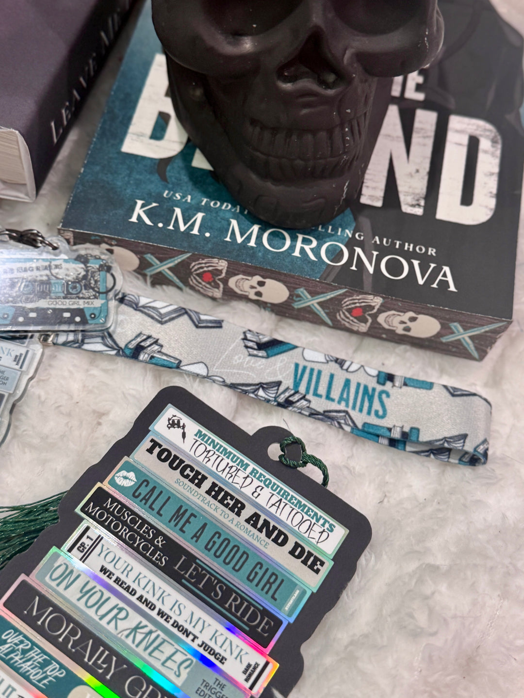Dark Romance Mixtape Lanyard + Keychain