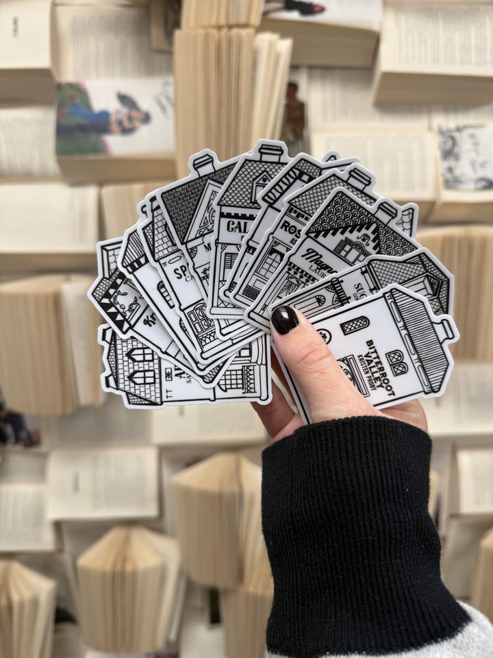 Catherine Cowles- Paquete de pegatinas de Anchor Island