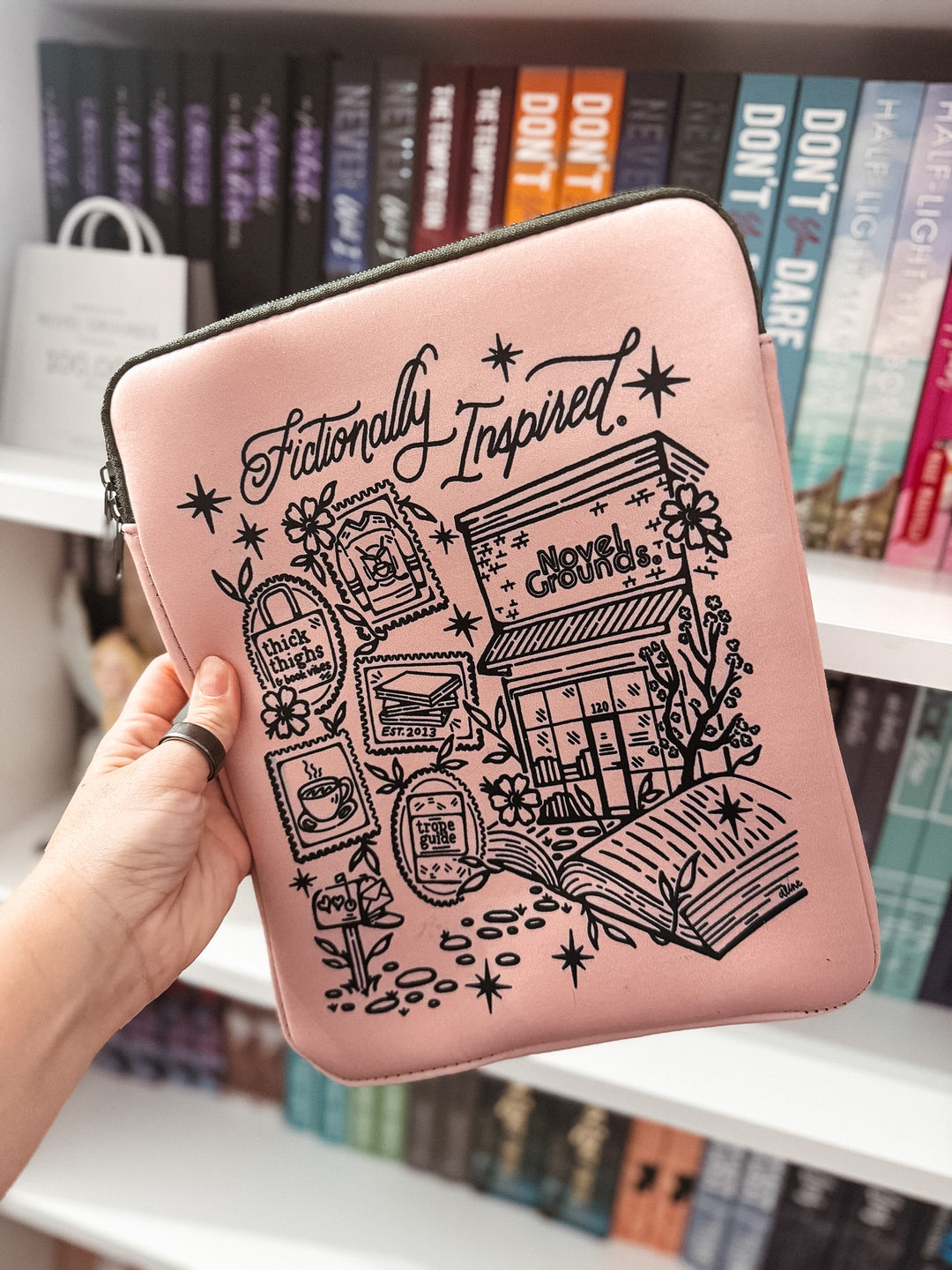 Novel Grounds Fictionally Inspired Padded Case