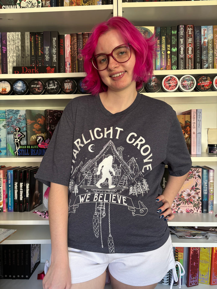 Starlight Grove Bigfoot Clock Unisex T-Shirt