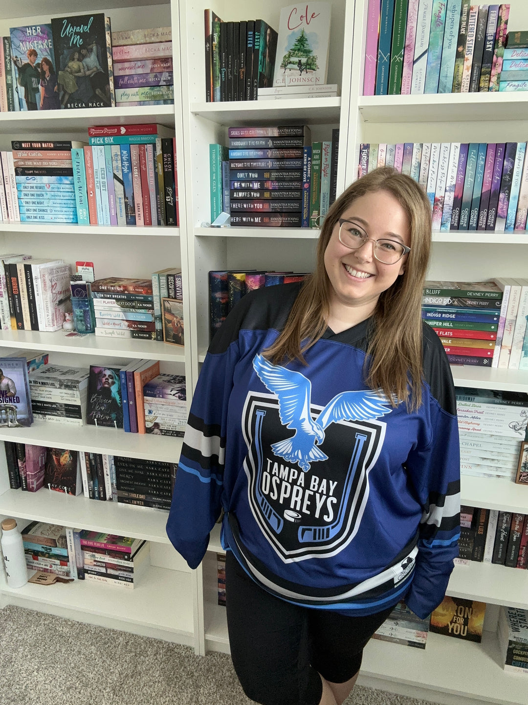 Kandi Steiner - Tampa Bay Ospreys Recycled Hockey Fan Jersey