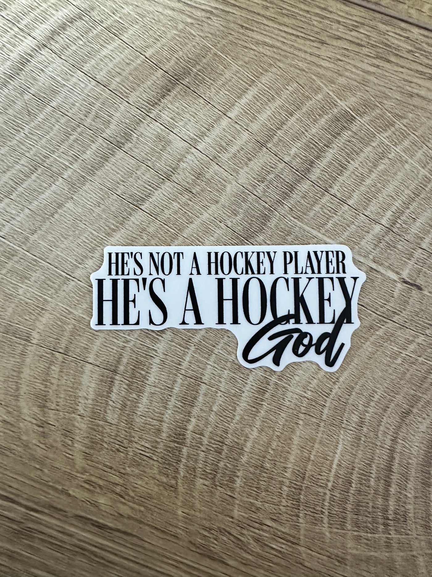 S Massery- Hockey God Sticker