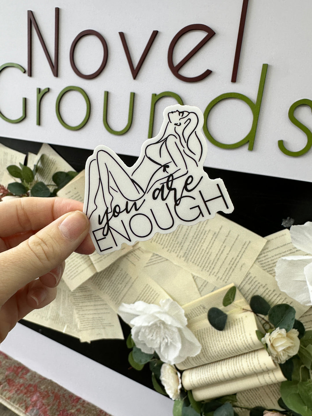 Q.B. Tyler- You Are Enough Sticker