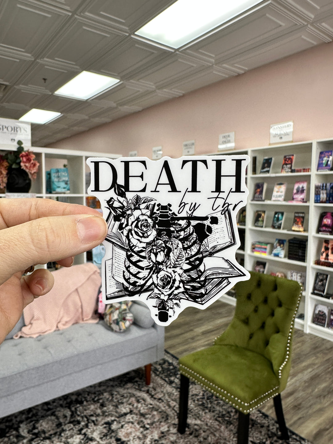 Death by TBR Sticker