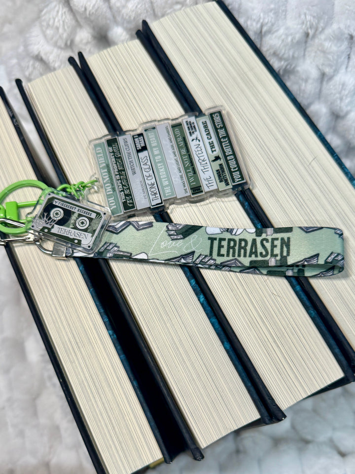 Terrasen Romance Mixtape Lanyard + Keychain