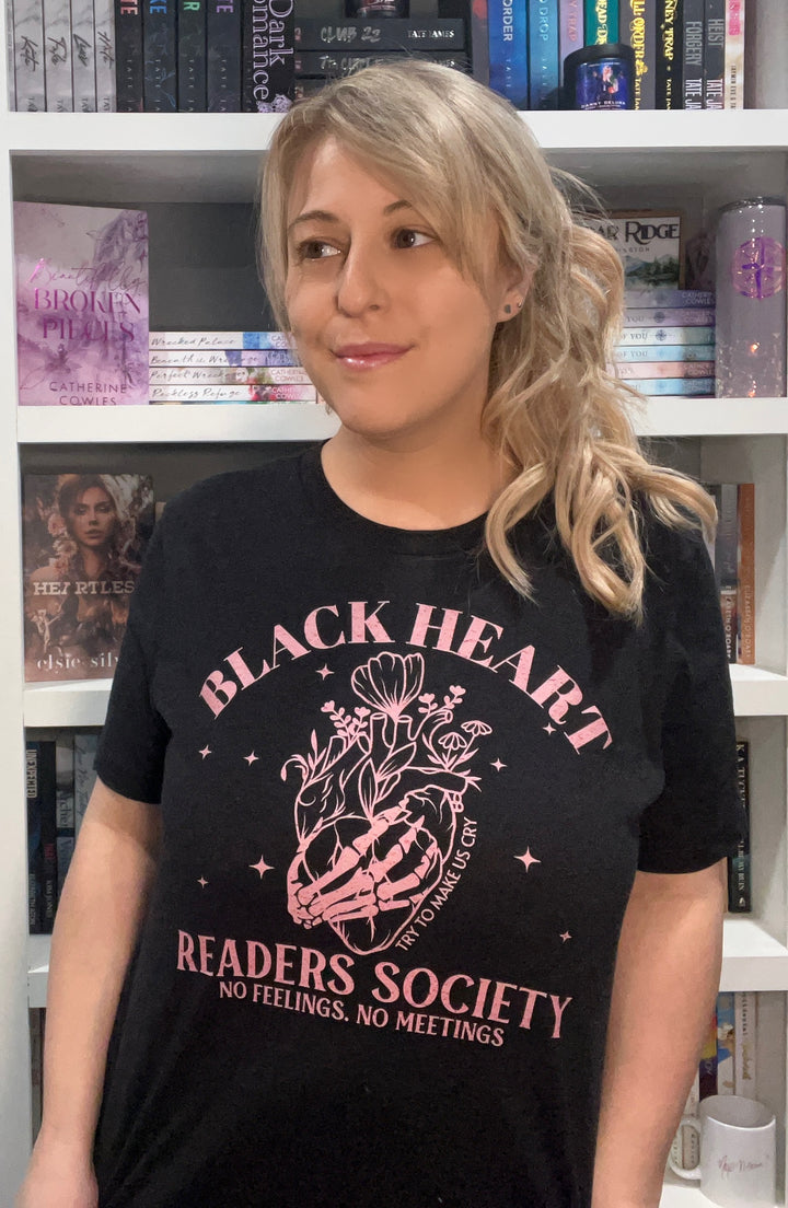 Black Heart Readers Club Unisex T-Shirt