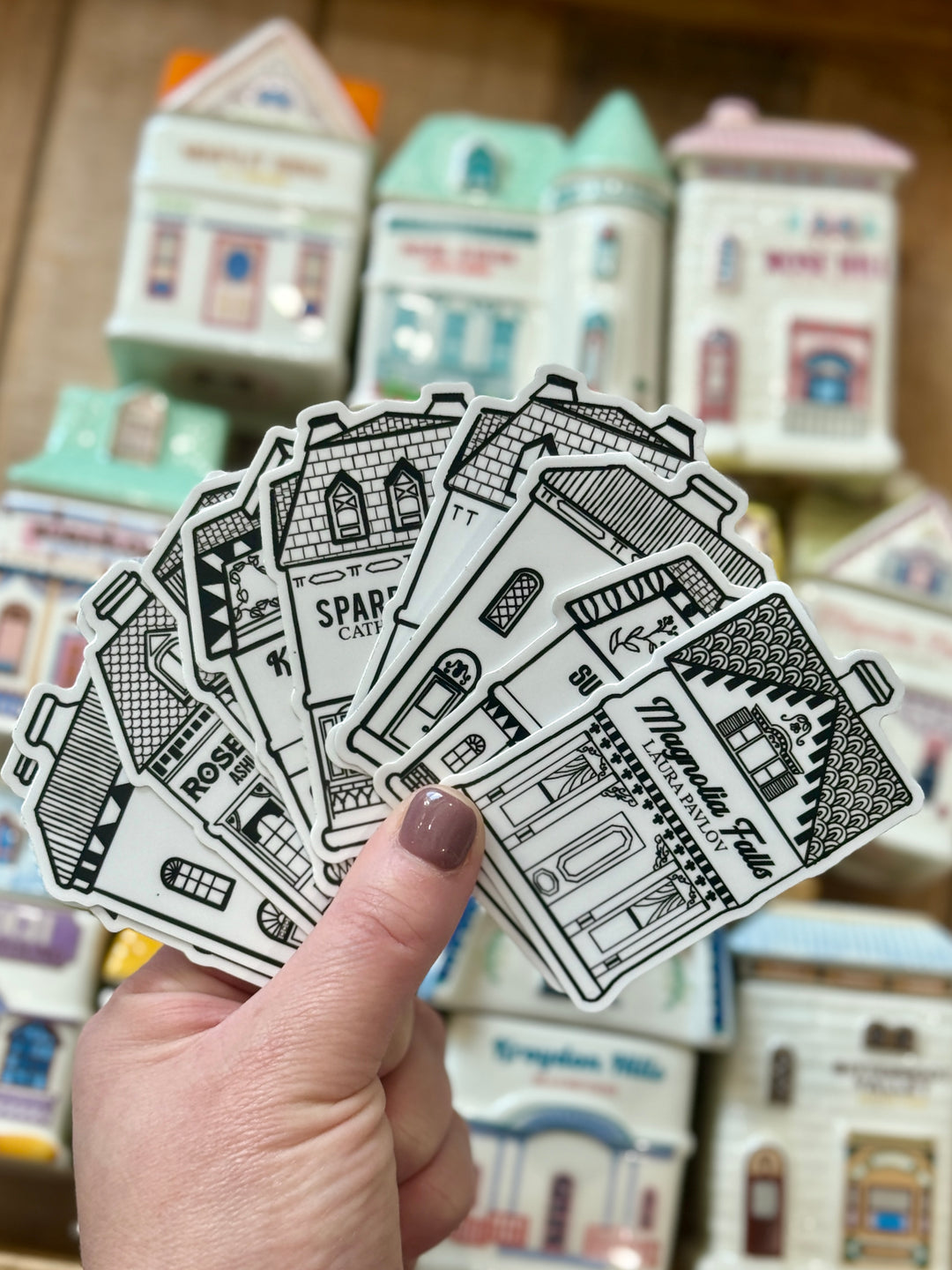 Catherine Cowles- Paquete de pegatinas de Anchor Island