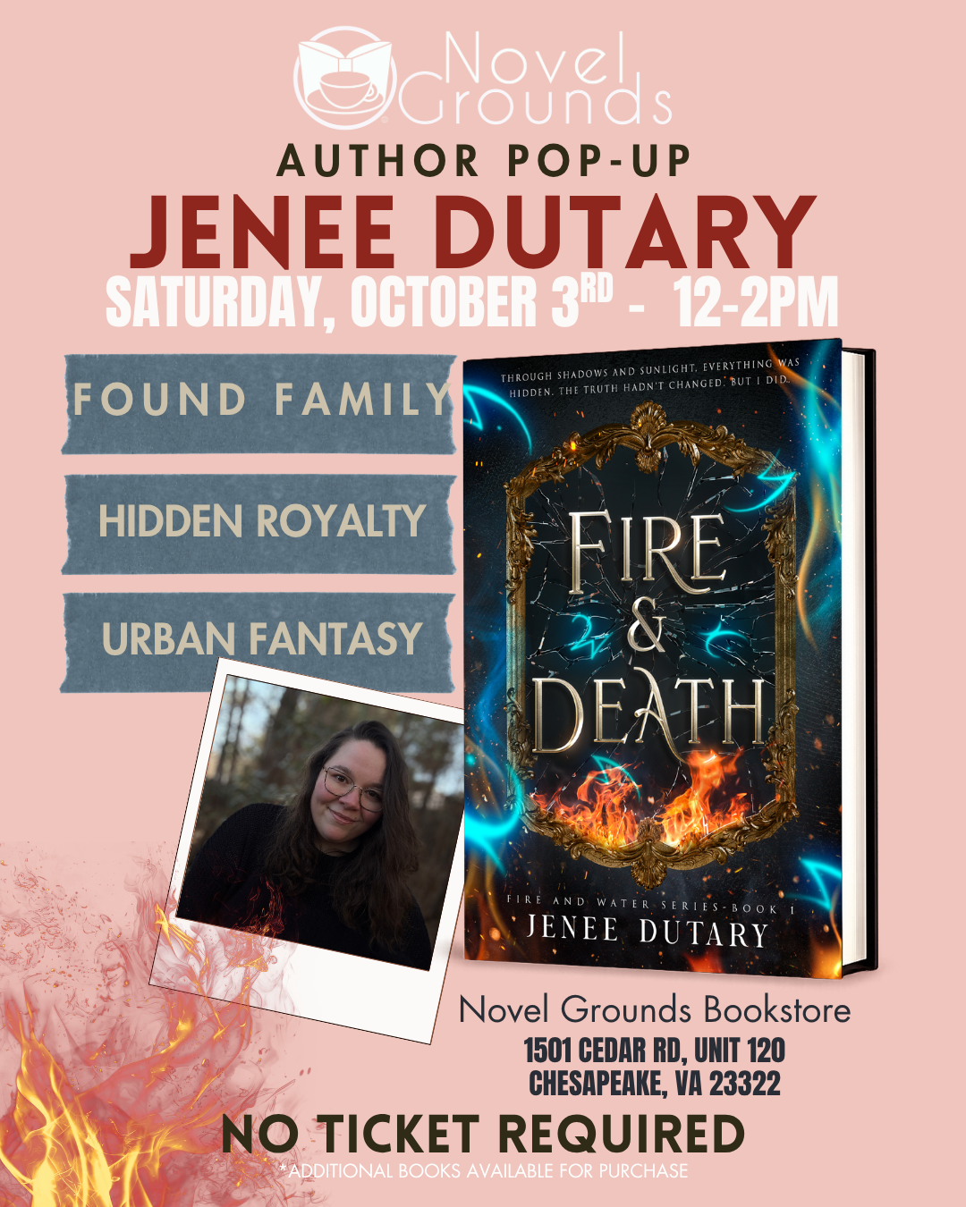 Author Pop Up: Jenee Dutary 10/3/26