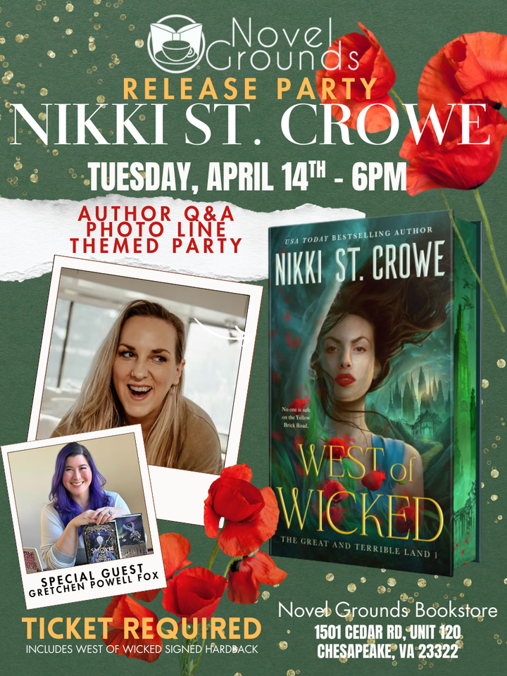 Signing: Nikki St. Crowe Release Event Ticket - April 14th