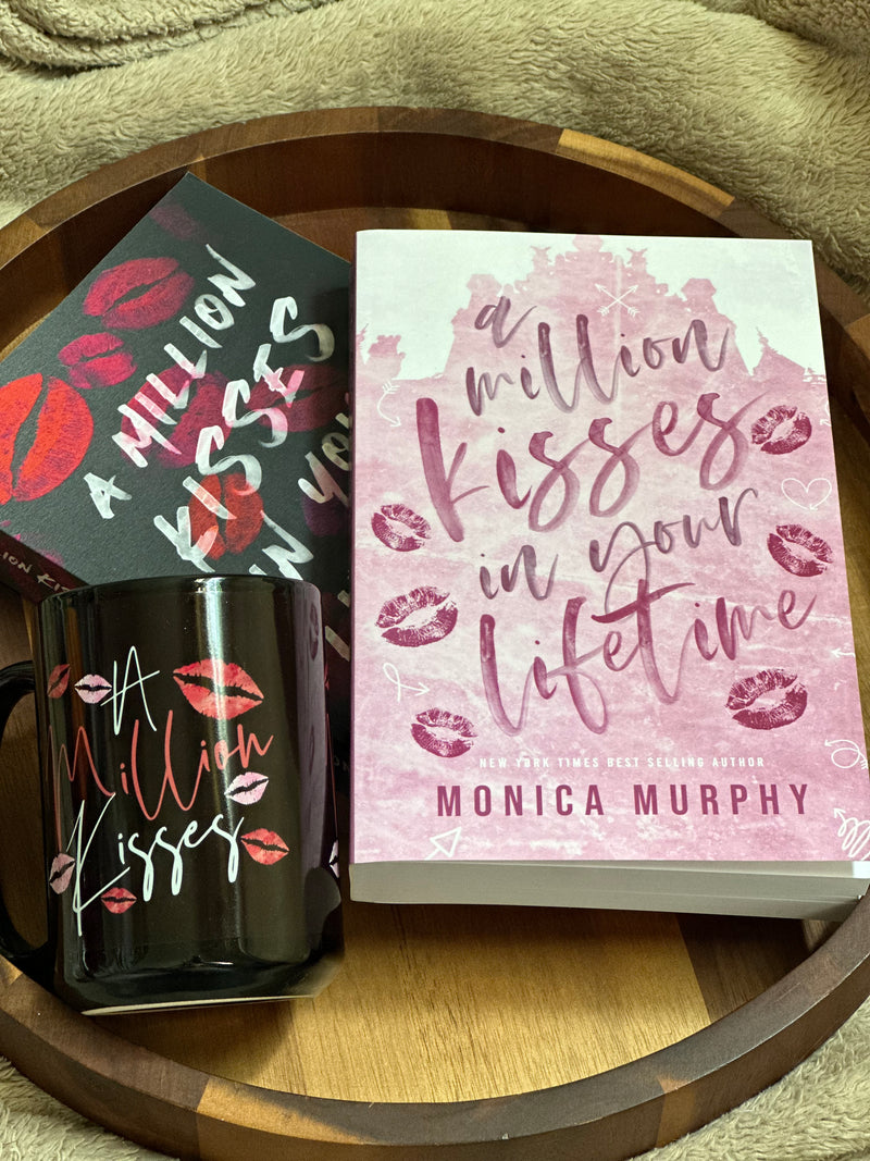 Monica Murphy - A Million Kisses Black Glossy Mug - Novel Grounds
