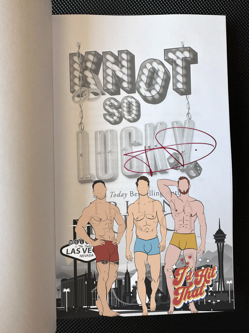 Trilina Pucci- Knot So Lucky Novel Note-Digitally Signed Overlay Print
