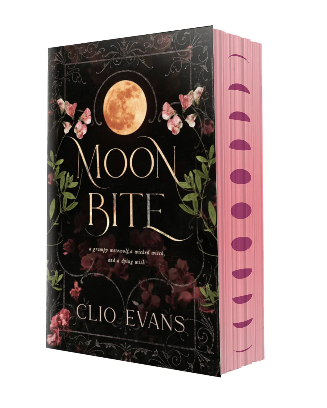 Moon Bite with Sprayed Edges &amp; Interior Art