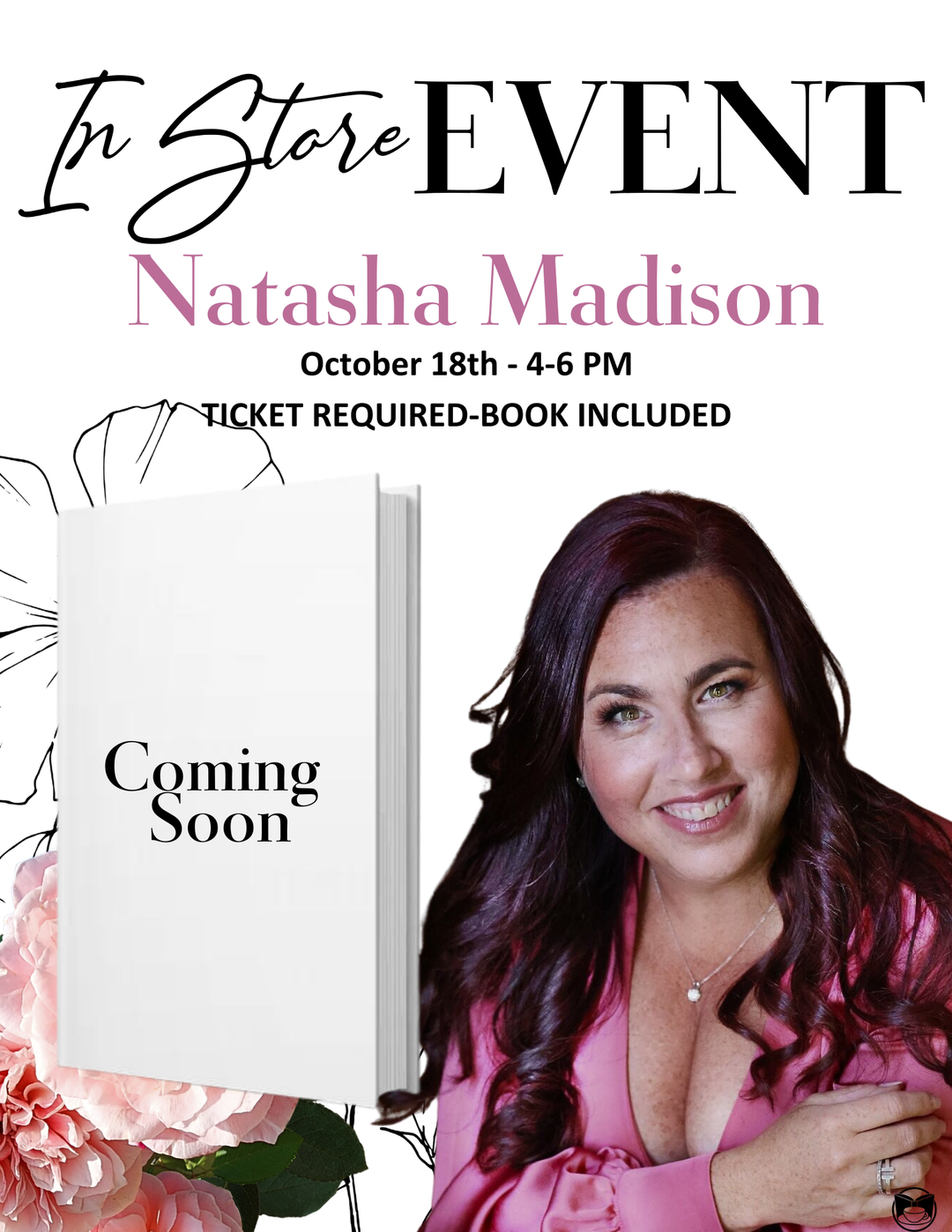 Natasha Madison Signing Event Ticket - October 18th - 4-6pm