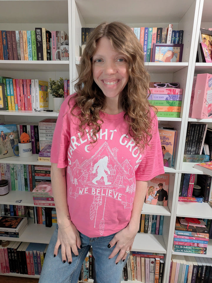 Starlight Grove Bigfoot Clock Unisex T-Shirt