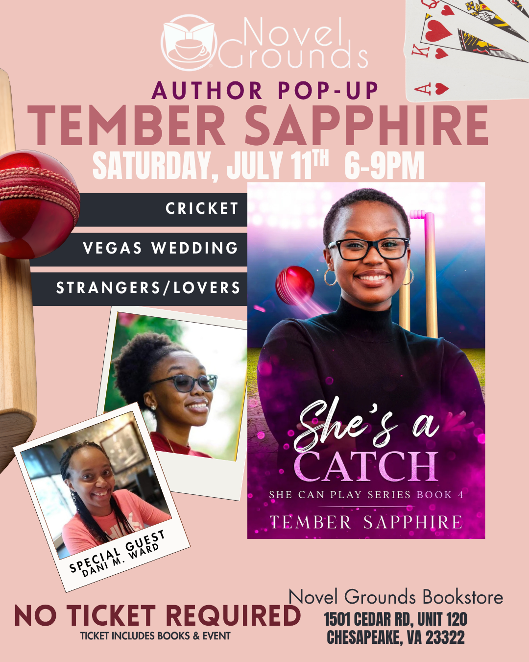 Pop-Up Signing: Tember Sapphire 7/19