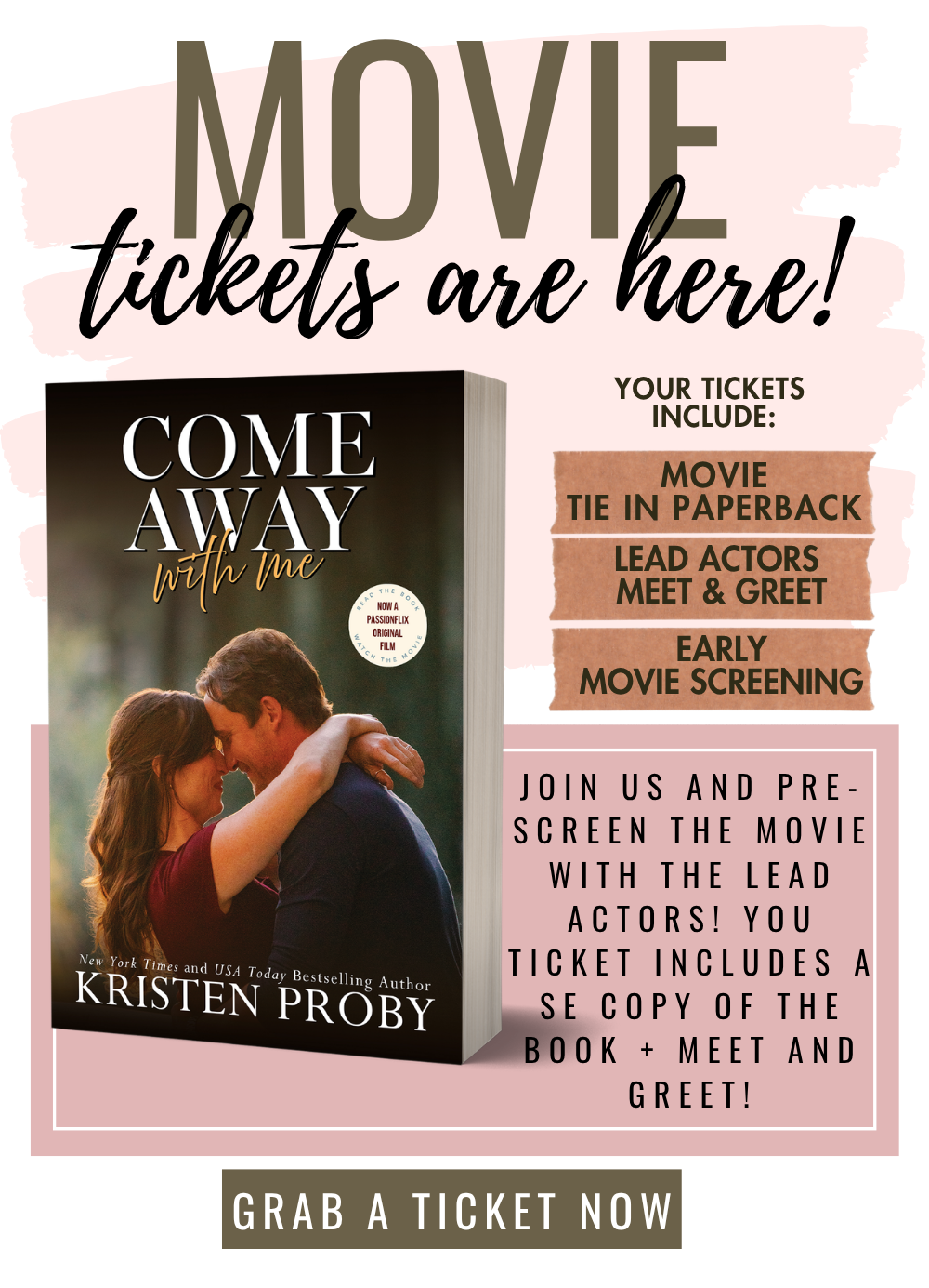 EVENT: Early Screening of Come Away With Me by Kristen Proby