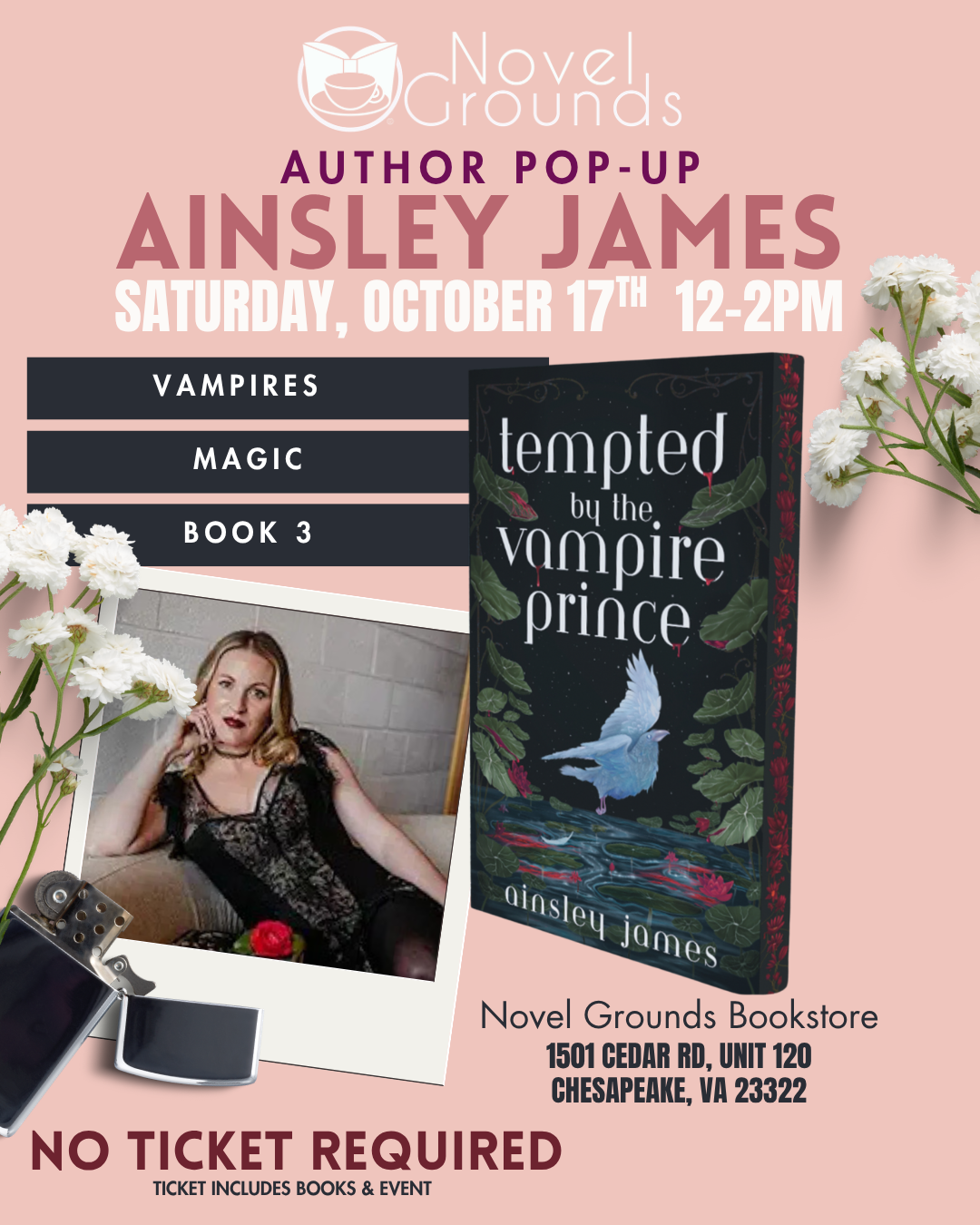 Pop-Up Signing: Ainsley James 10/17