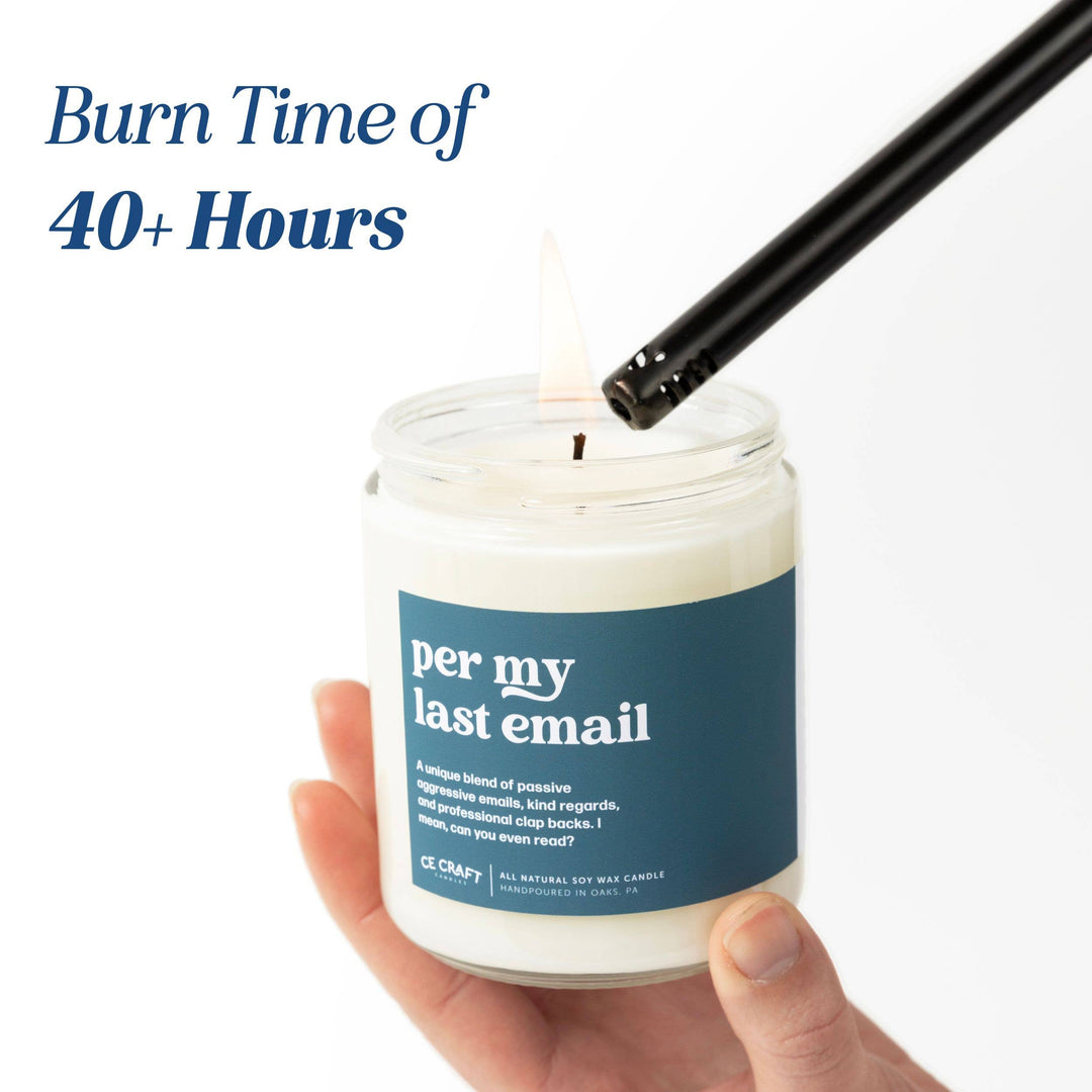 Currently Reading Scented Candle